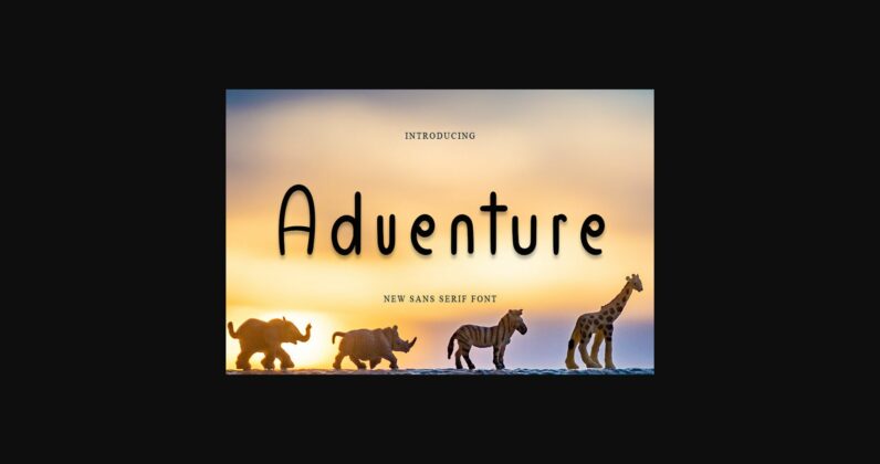 Adventure Font Poster 1