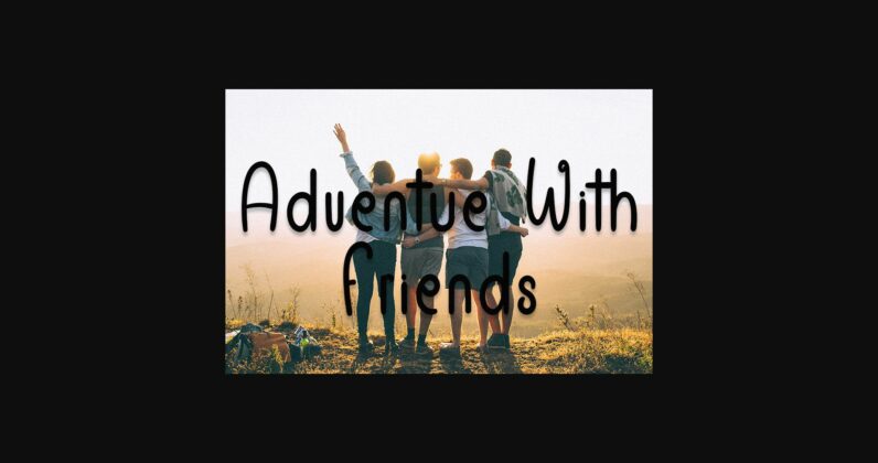 Adventure Font Poster 4