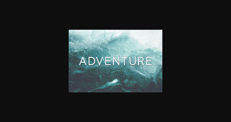 Adventure Font Poster 3
