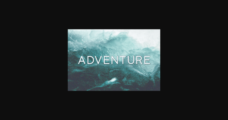 Adventure Font Poster 1