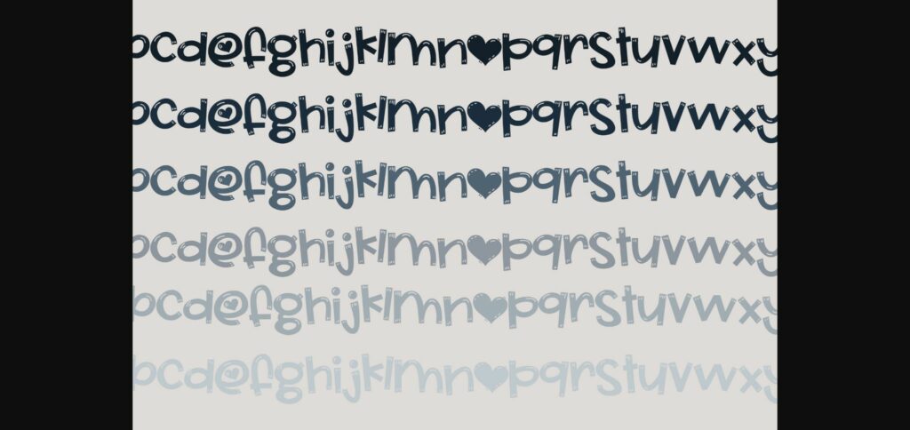 Adventure in Love Font Poster 7