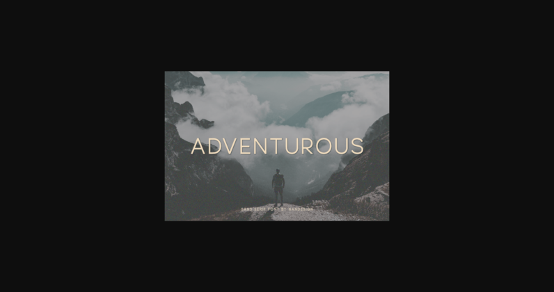 Adventurous Font Poster 3