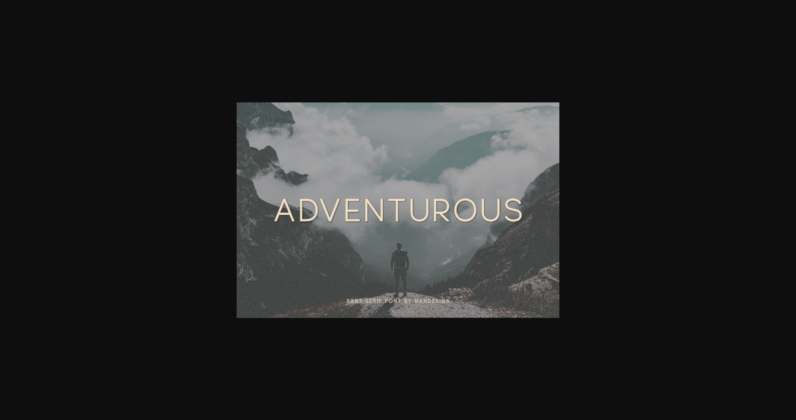 Adventurous Font Poster 1