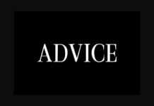 Advice Font Poster 1