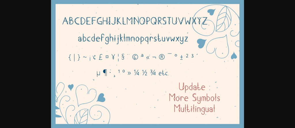 Adzkia Font Poster 4