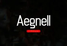 Aegnell Font Aegnell Font Poster 1