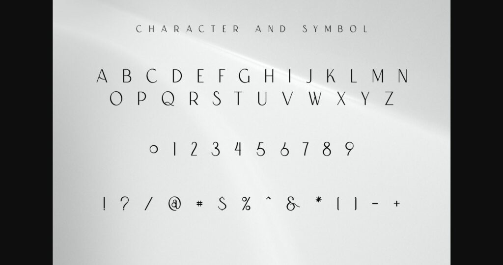 Aerial Chain Font Poster 5