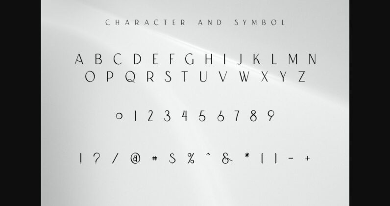 Aerial Chain Font Poster 5