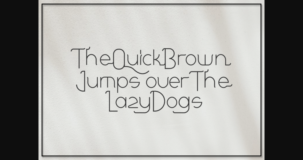 Aero Font Poster 6