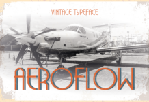 Aeroflow Font Aeroflow Font Poster 1