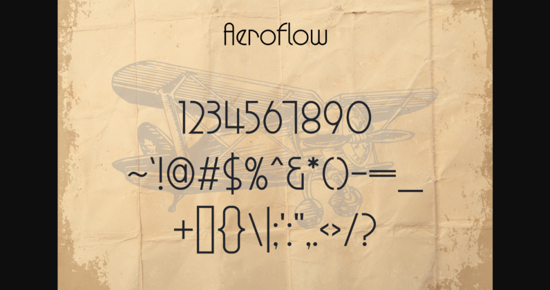 Aeroflow Font Poster 8