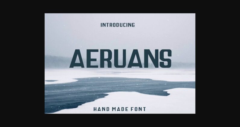 Aeruans Font Poster 3