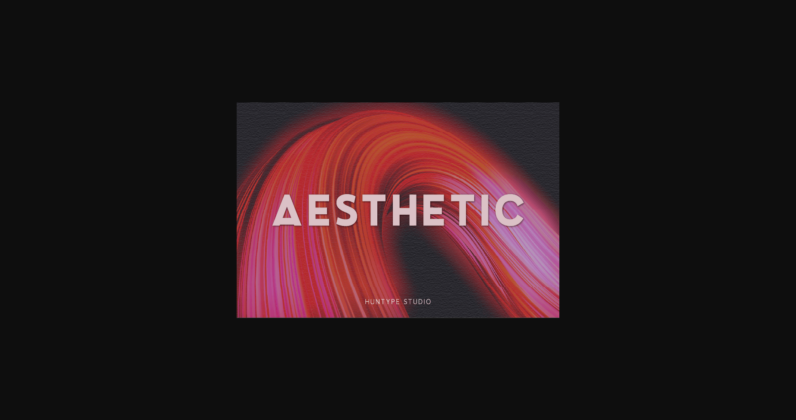 Aesthetic Font Poster 1