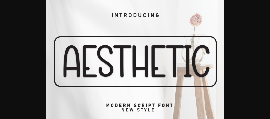 Aesthetic Font Poster 1