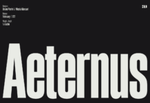 Aeternus Font Poster 1