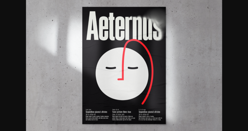 Aeternus Font Poster 6