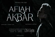 Aflah Akbar Font Poster 1