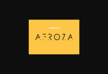 Afroza Font Poster 1