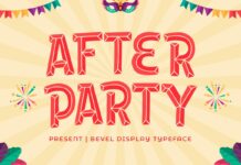 After Party Font Poster 1