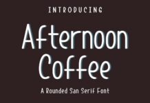 Afternoon Coffee Font Poster 1