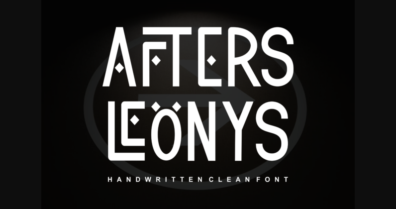 Aftersleonys Font Poster 3