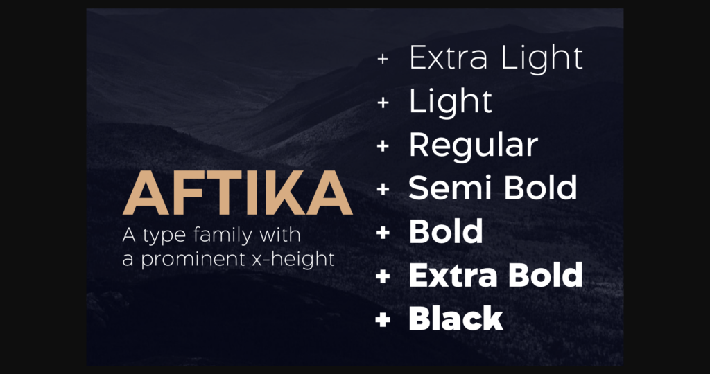 Aftika Font Poster 6