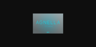 Agnella Light Font Poster 1