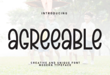 Agreeable Font Poster 1