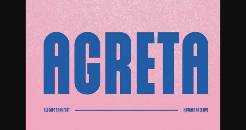 Agreta Font Poster 3