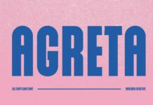 Agreta Font Poster 1