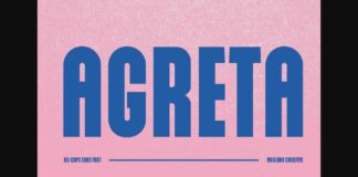 Agreta Font Poster 1