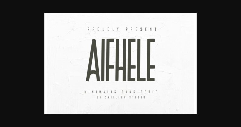 Aifhele Font Poster 1