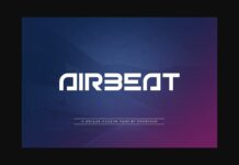 Airbeat Font Poster 1