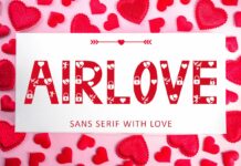Airlove Font Poster 1