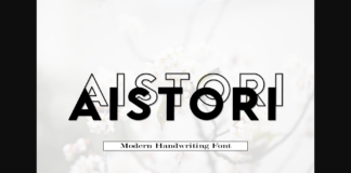 Aistori Font Poster 1