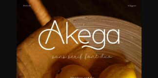 Akega Duo Font Poster 1