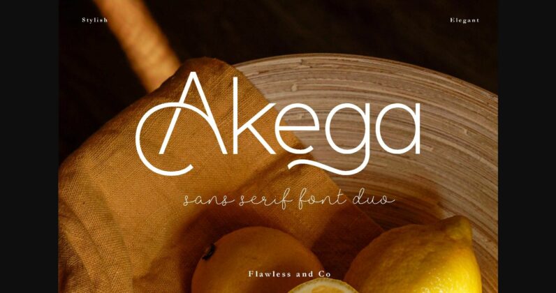 Akega Duo Font Poster 1