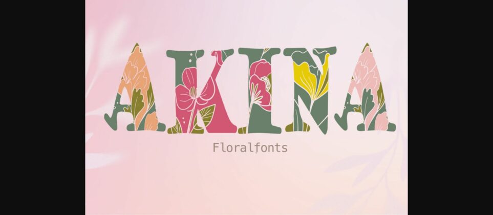 Akina Font Poster 3