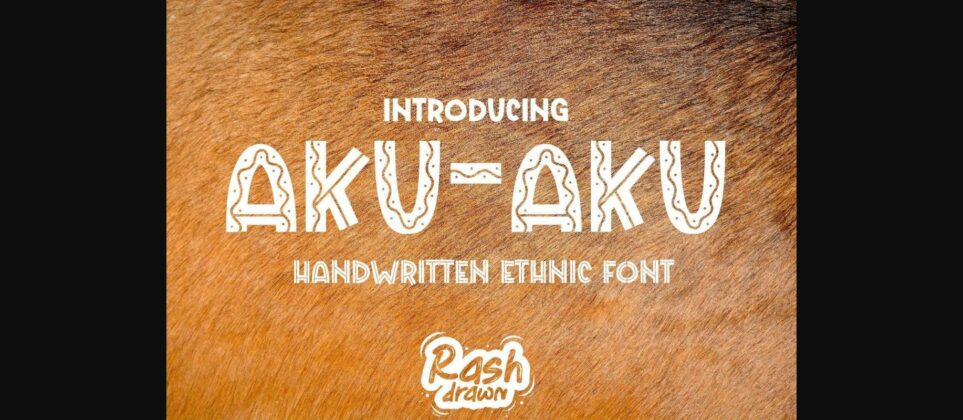 Aku-aku Font Poster 1