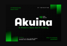 Akuina Font Poster 1