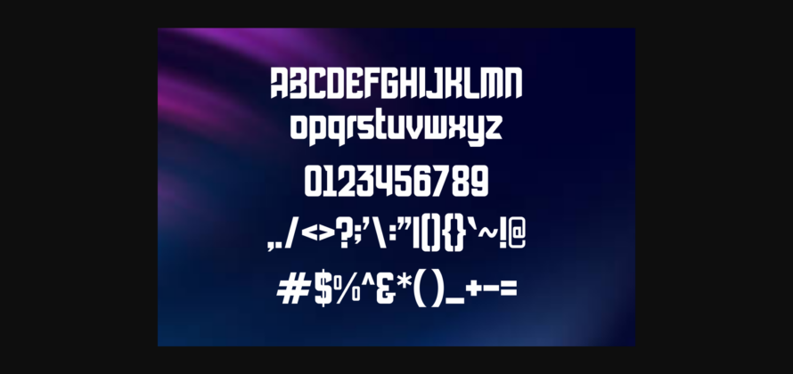 Akvocar Font Poster 4