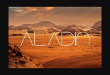 Aladin Font Poster 1