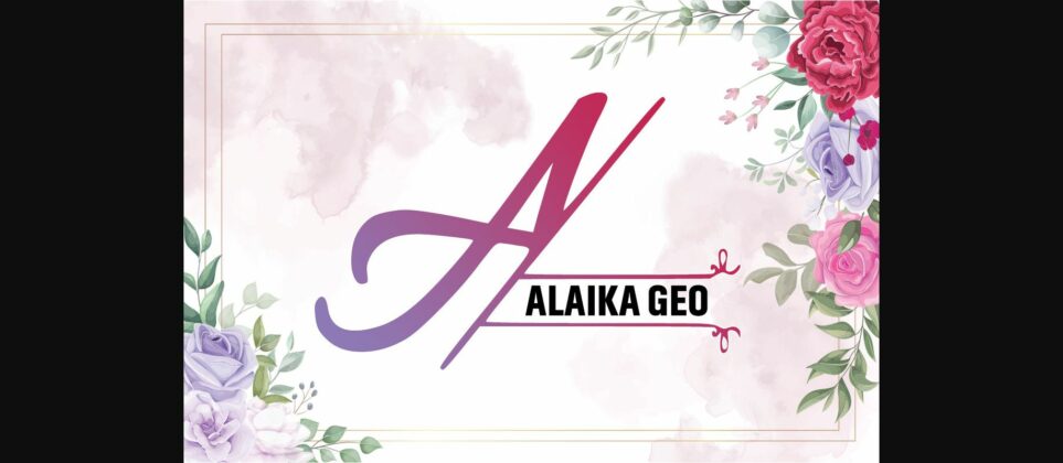 Alaika Geo Font Poster 3