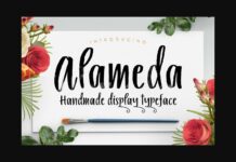 Alameda Font Poster 1