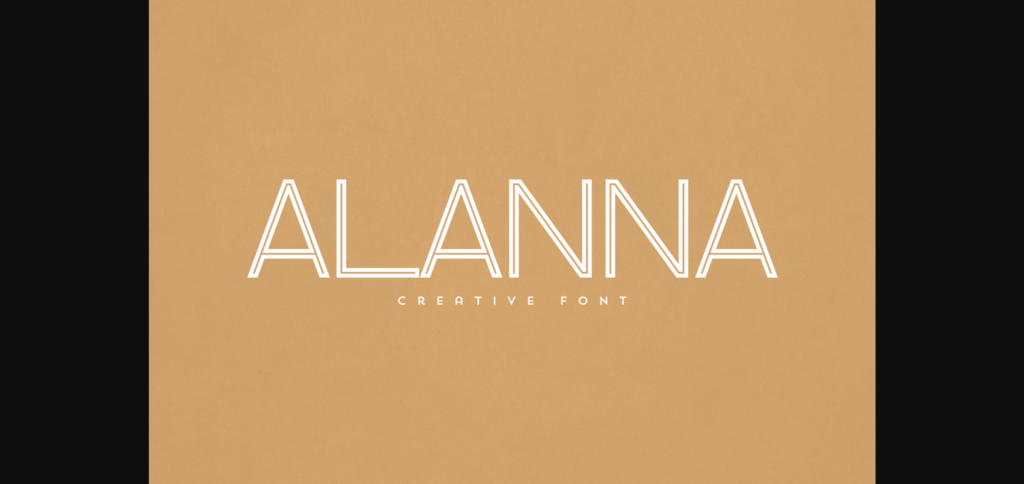 Alanna Font Poster 3