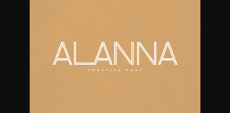 Alanna Font Poster 1