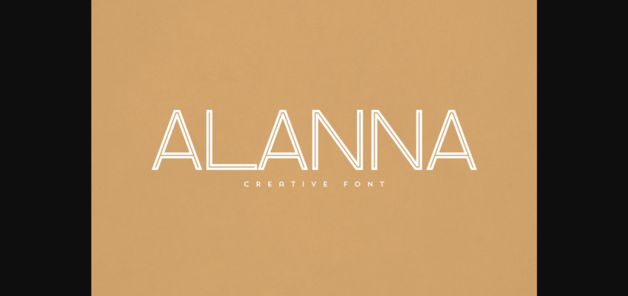 Alanna Font Poster 1