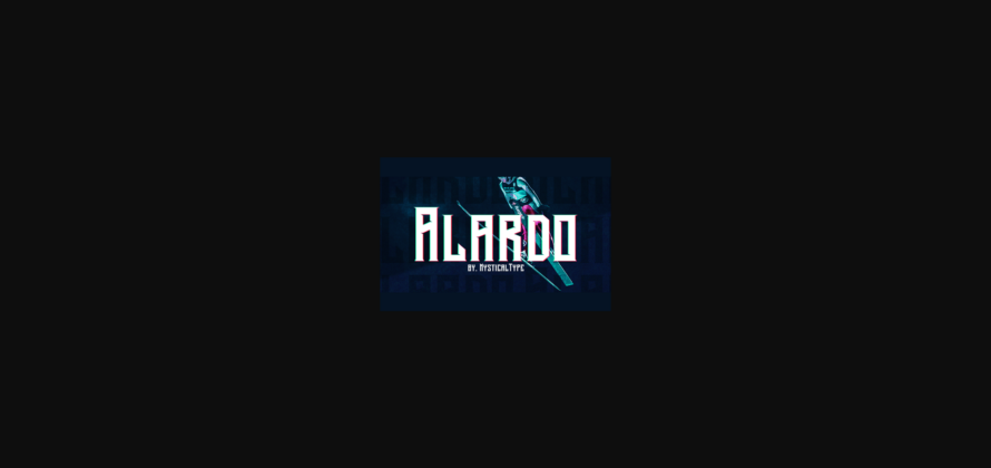 Alardo Font Poster 4