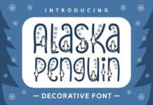 Alaska Penguin Font Poster 1