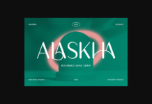 Alaskha Font Poster 1